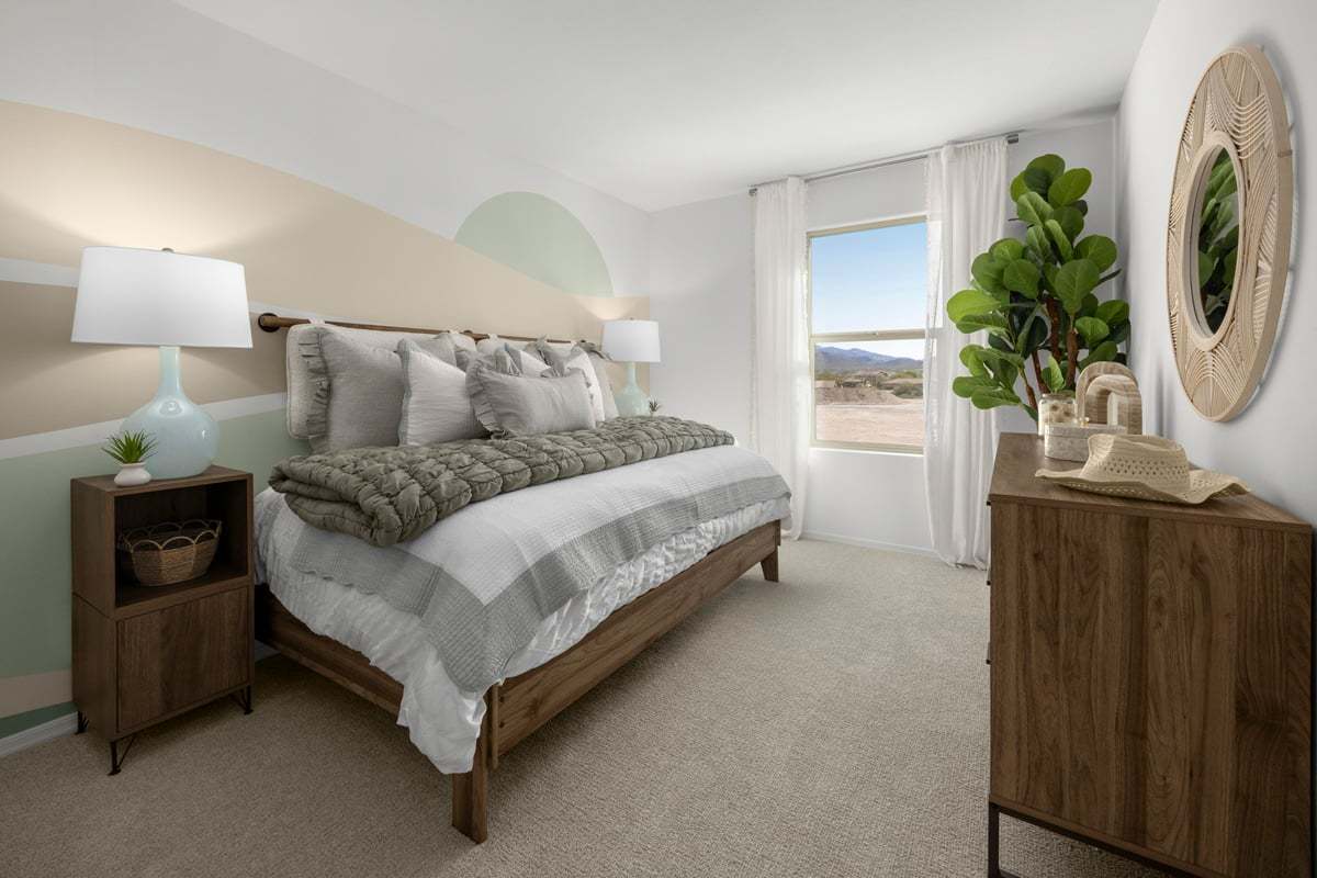 Plan 1768 Modeled - Upgraded carpeting at bedroom 3
