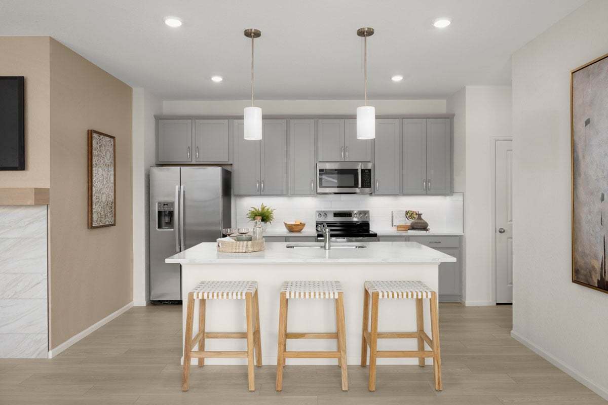 Plan 1672 Modeled - Kitchen pendant lighting