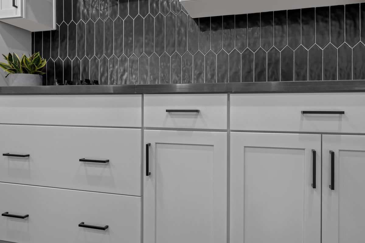Plan 2802 Modeled - Shaker-style cabinets