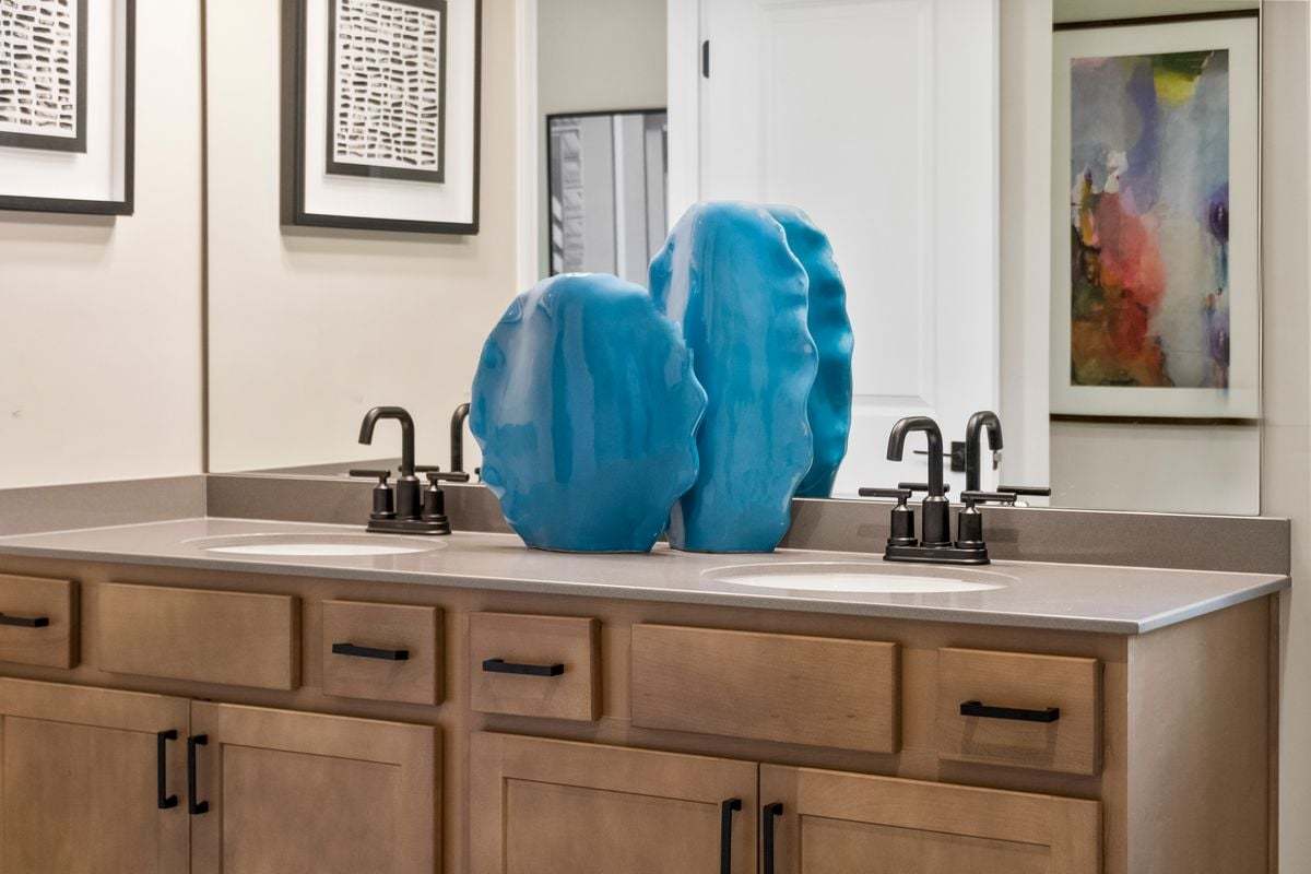Plan 2277 Modeled - Dual-sink vanity at primary bath