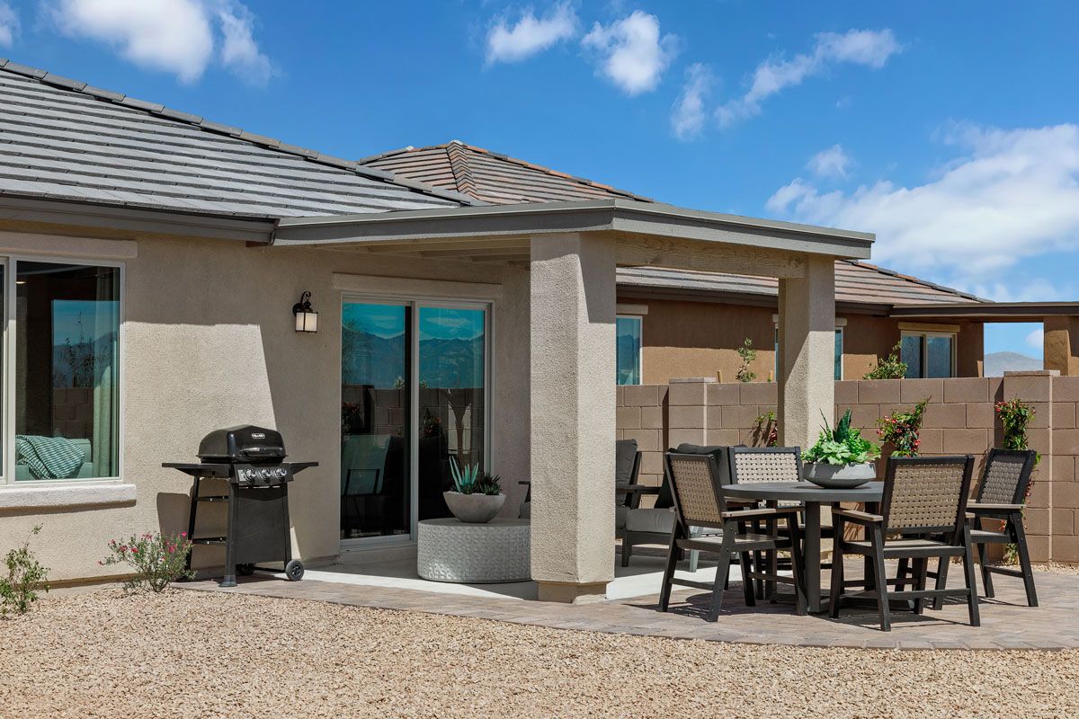 Plan 1708  - Covered back patio