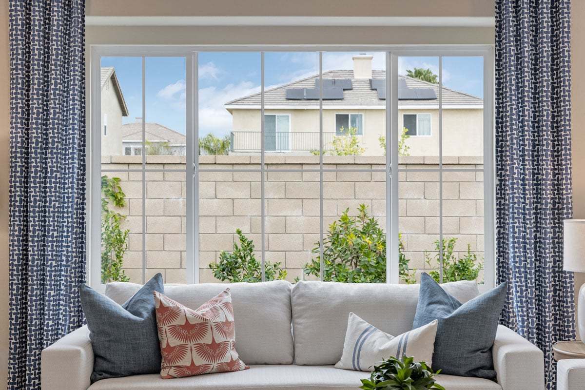 Plan 2322 Modeled - Dual-pane windows and sliders
