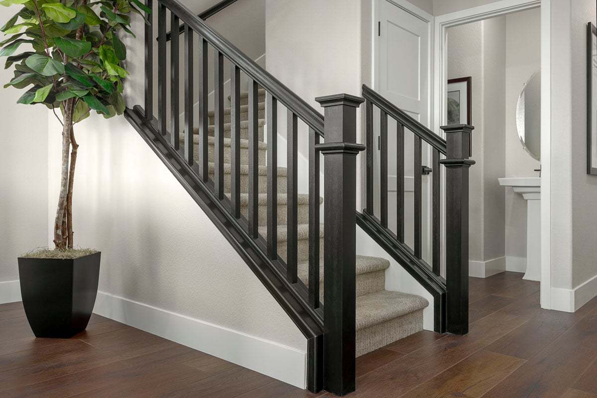 Plan 1755 Modeled - Open stair rail