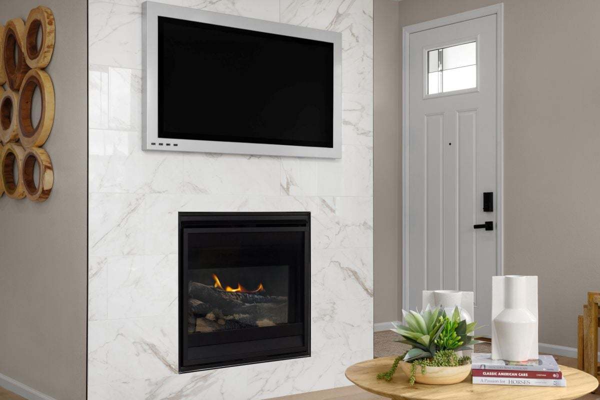 Plan 1672 Modeled - Fireplace