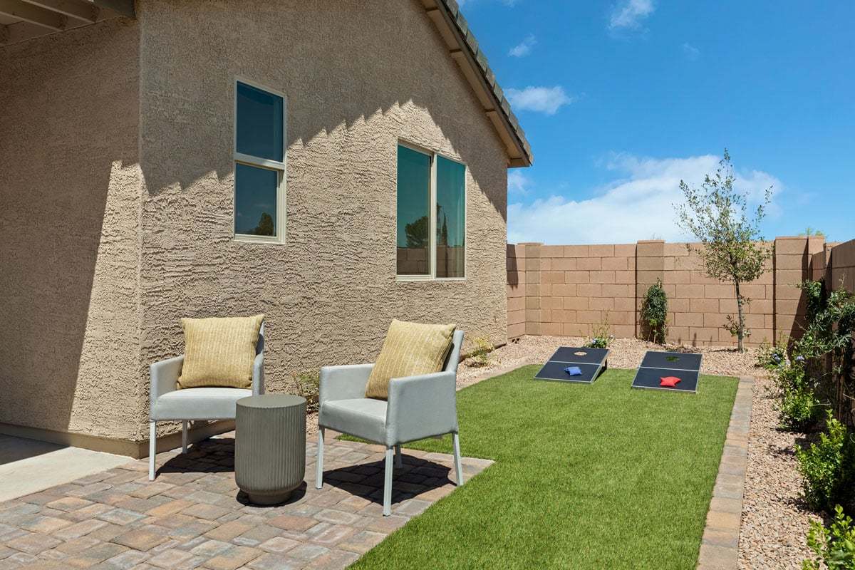 Plan 1745 Modeled - Back patio