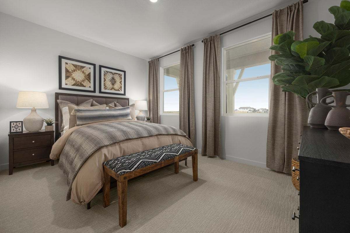 Plan 2035 Modeled - Spacious secondary bedrooms