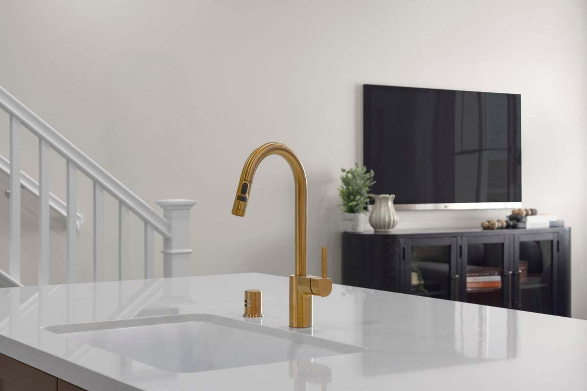 Plan 1444 Modeled - Optional kitchen faucet
