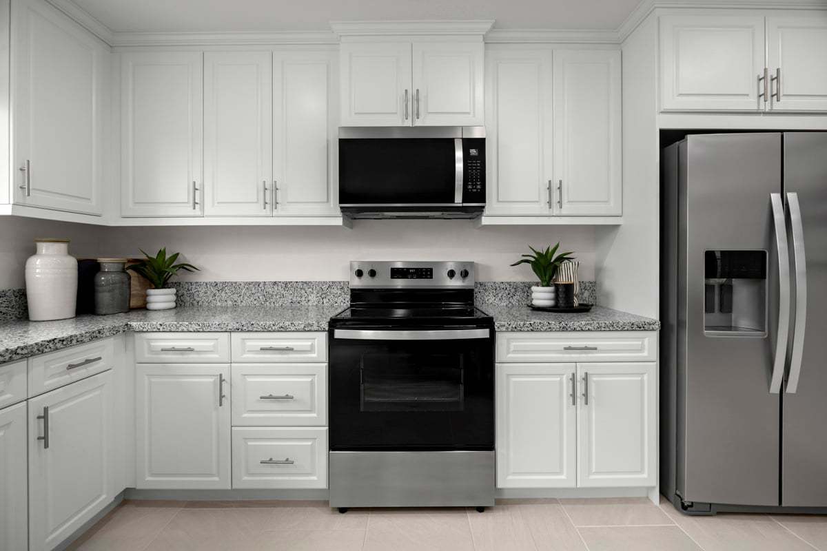 Plan 1616 Modeled - Stainless steel kitchen appliances
