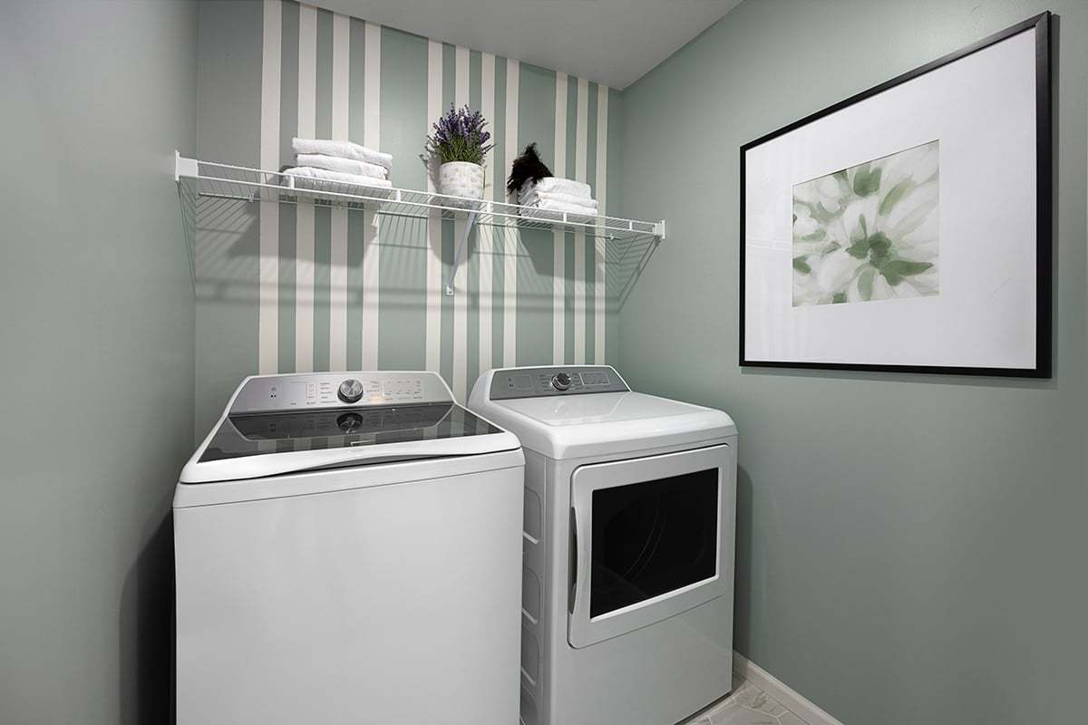 Plan 1672 Modeled - Dedicated laundry room