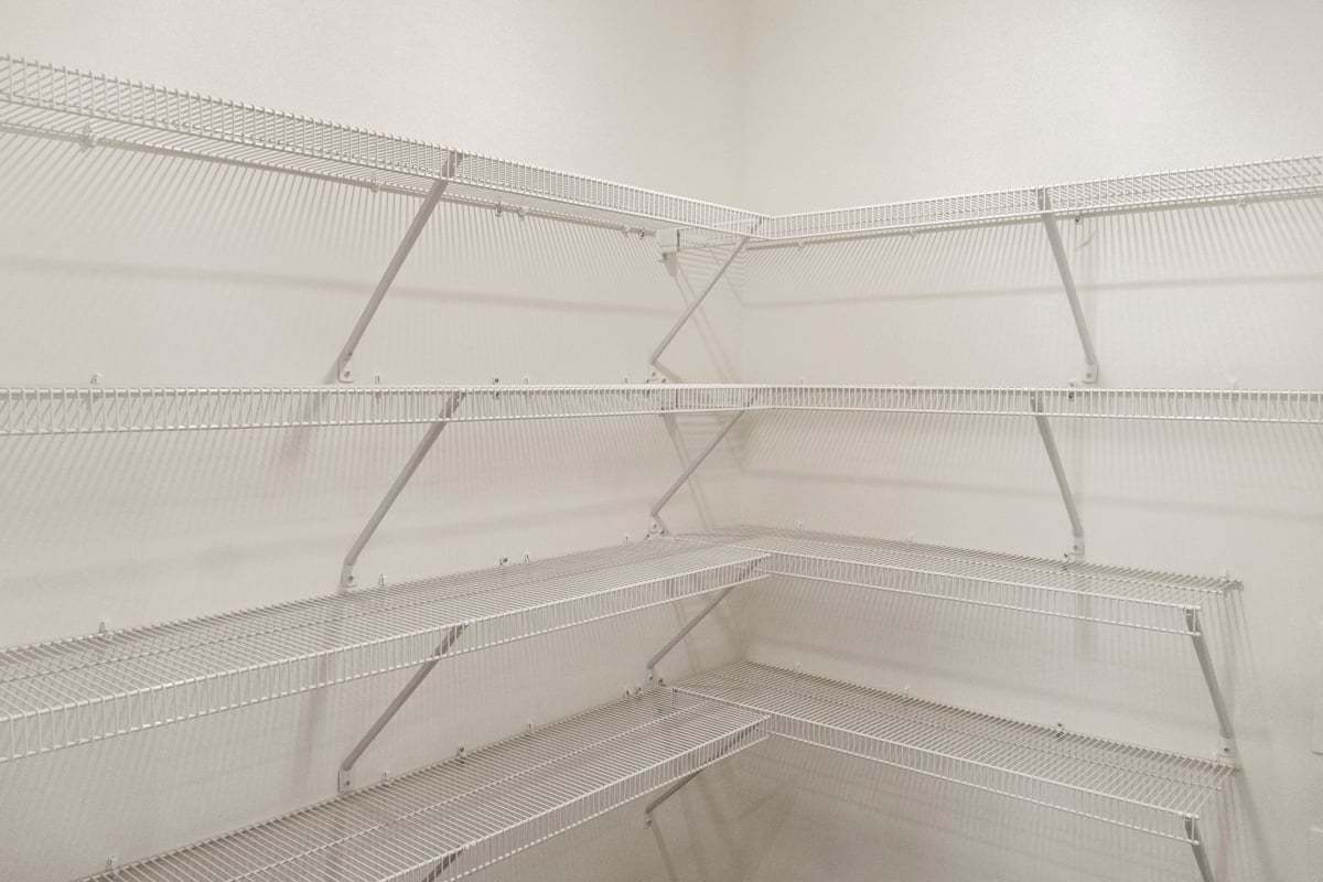 Plan 1582 Modeled - Walk-in closet at primary suite