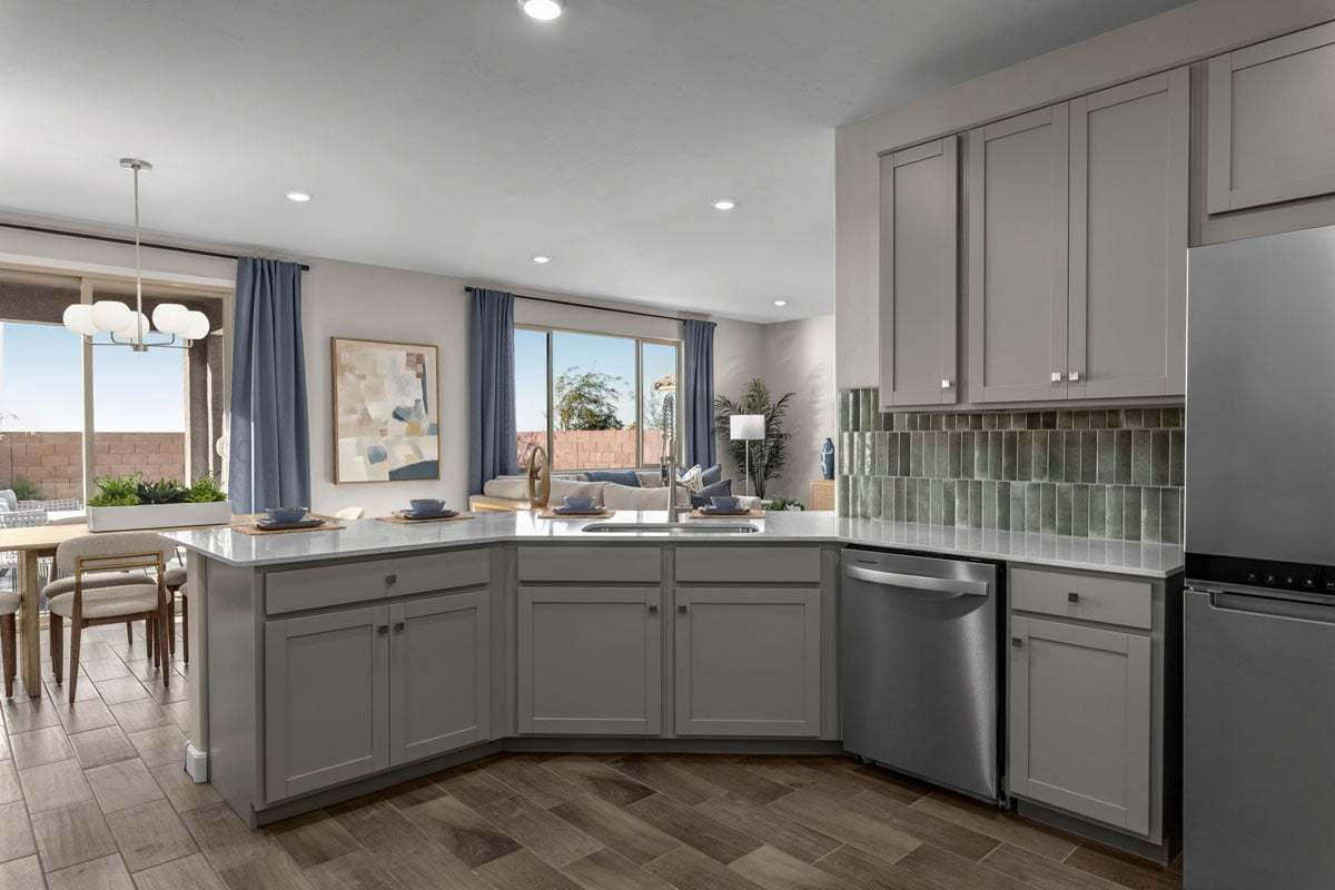 Plan 2212 Modeled - Upgraded quartz countertops