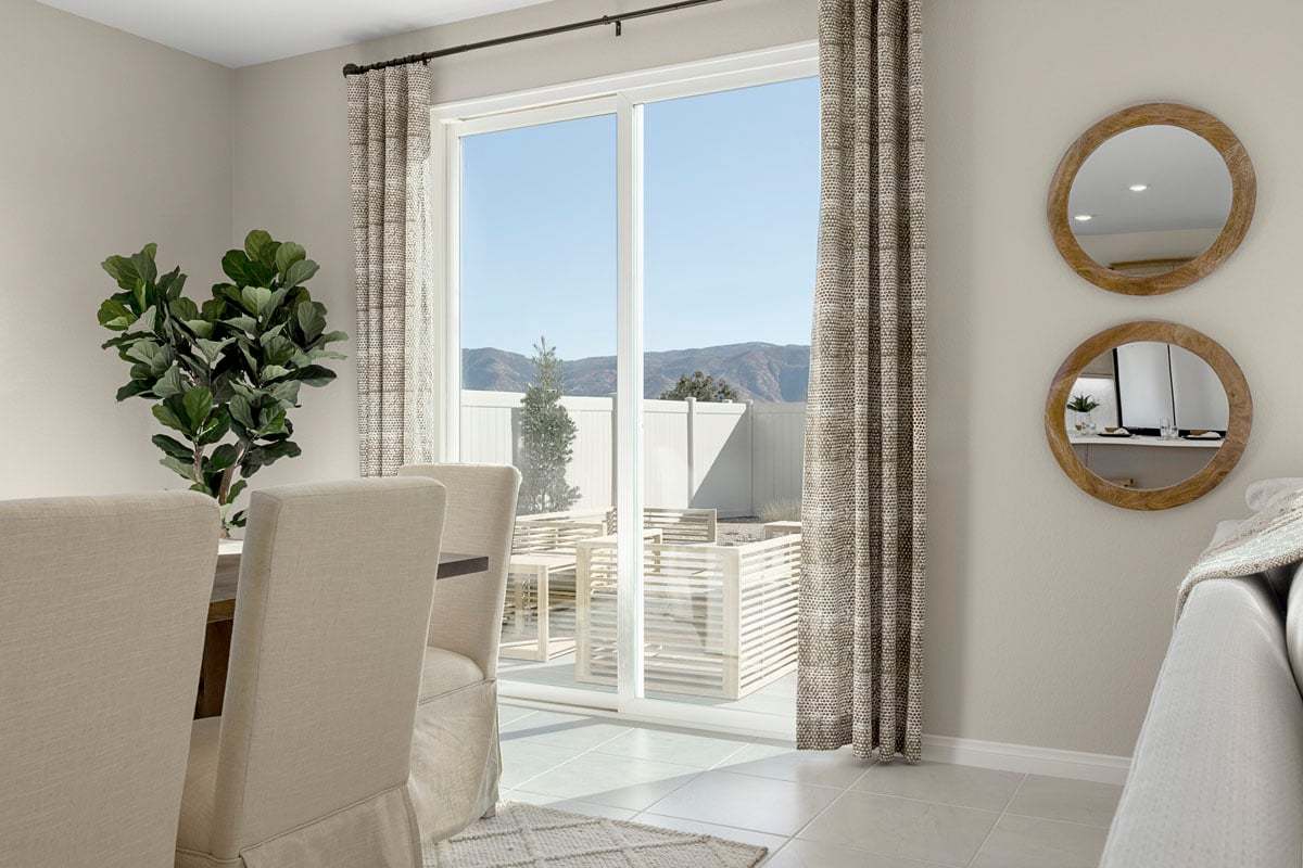Plan 1851 Modeled - Dual-pane windows and sliding doors