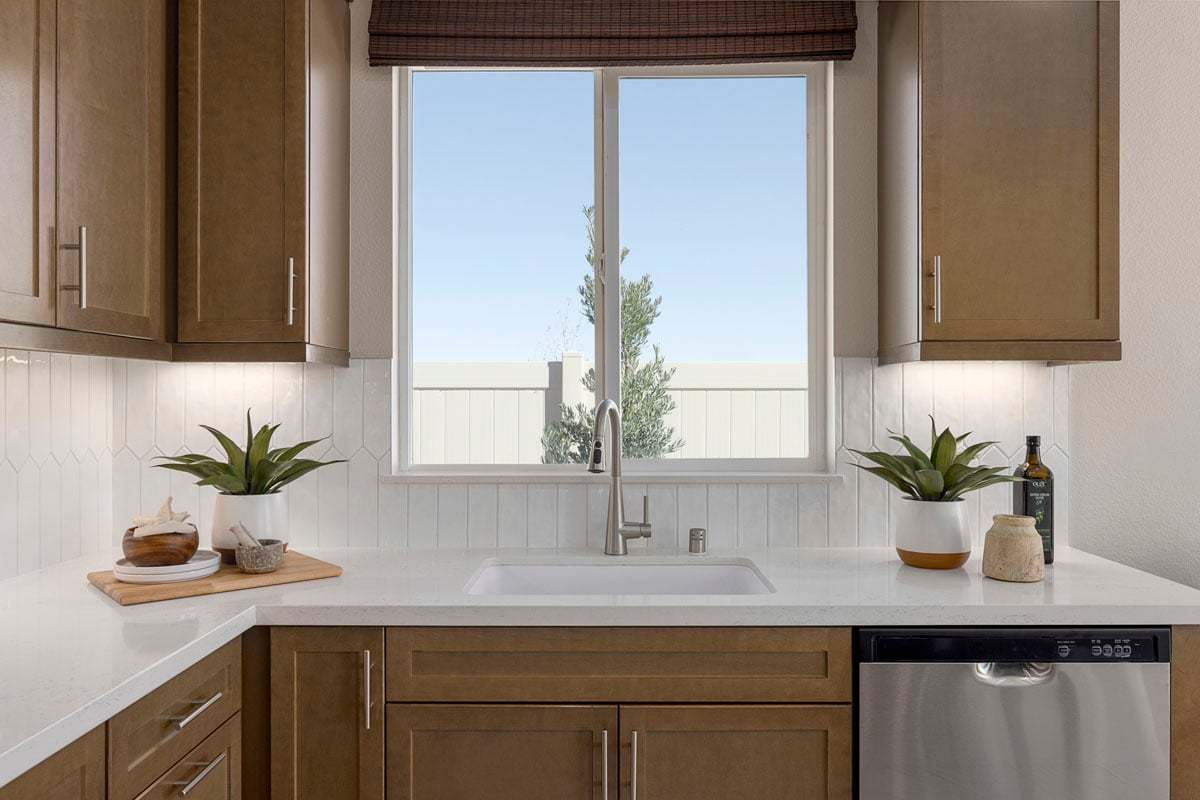 Plan 1851 Modeled - Optional single-basin undermount kitchen sink