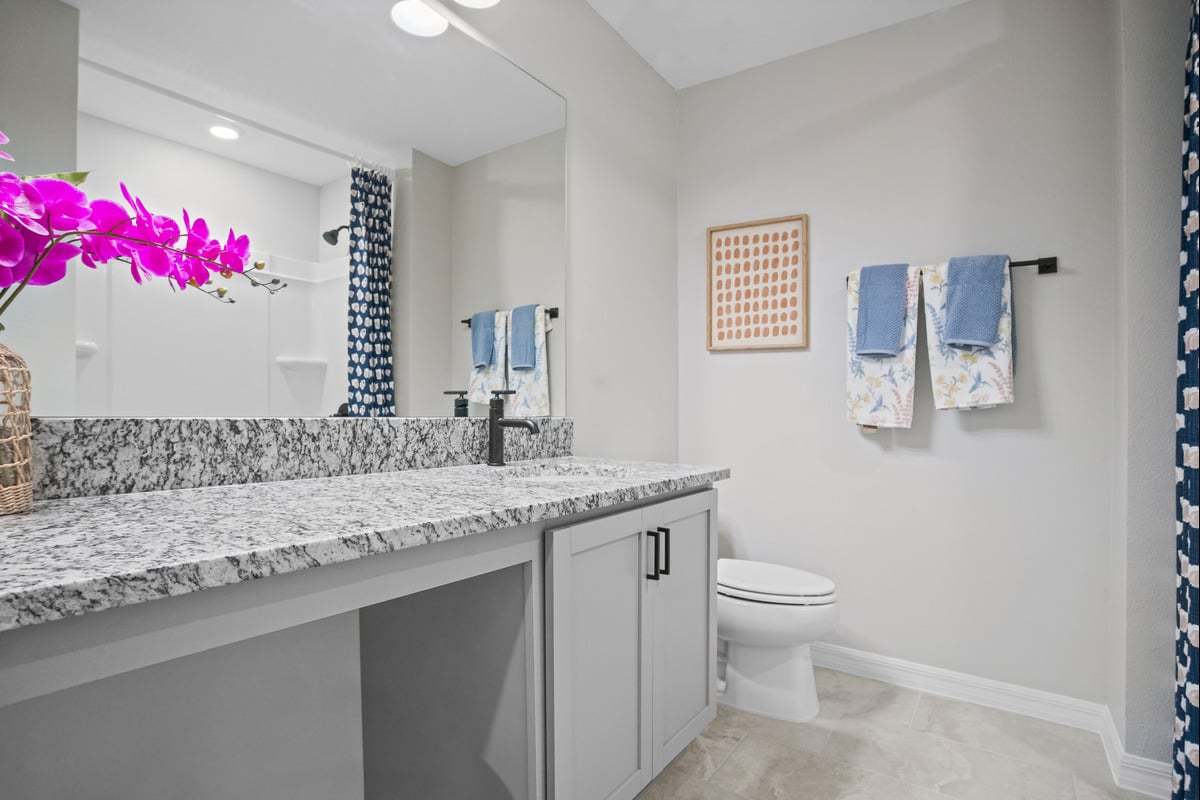 Plan 1511 Modeled - Vanity with knee space at bath 2
