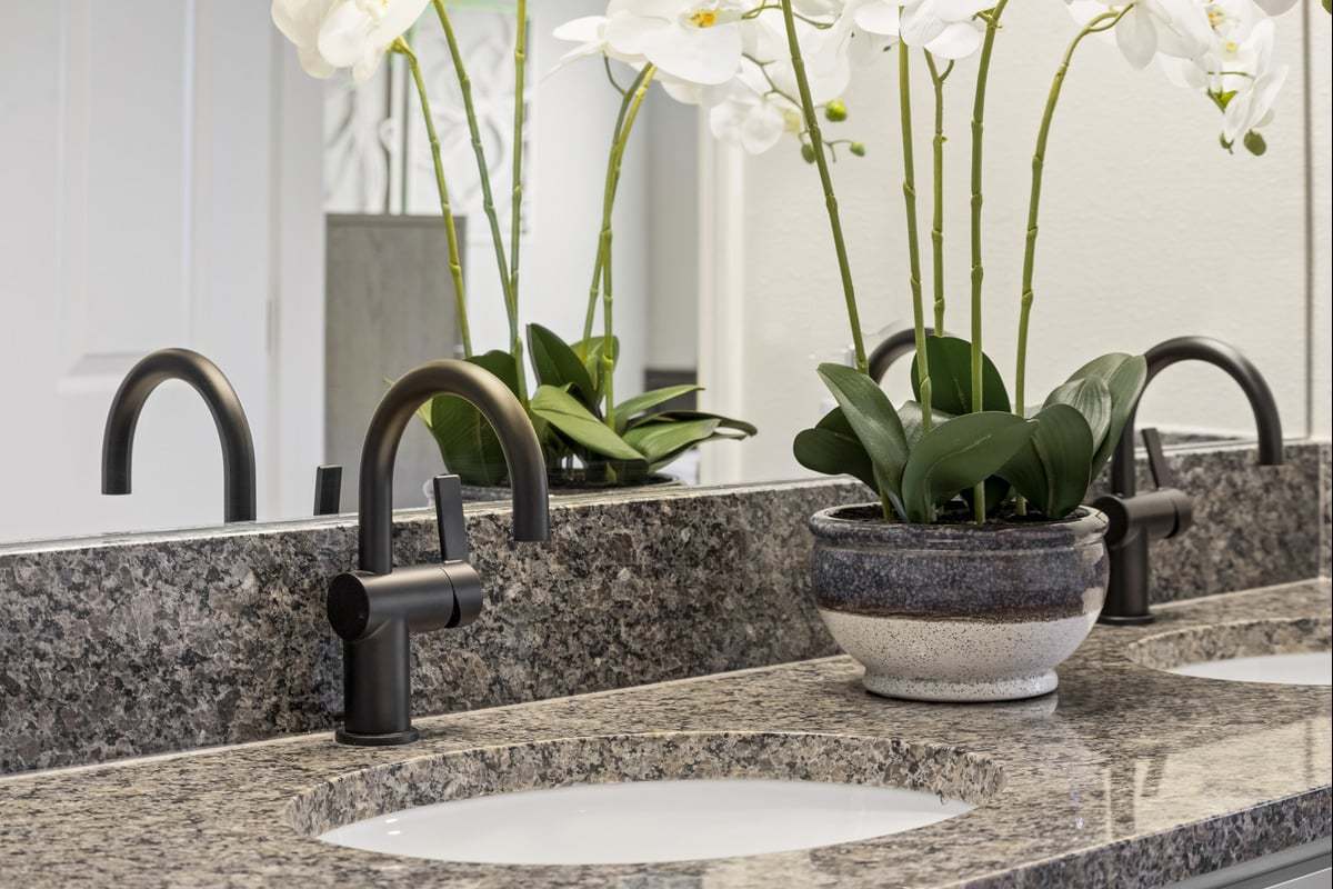 Plan 1511 Modeled - Granite bath countertops