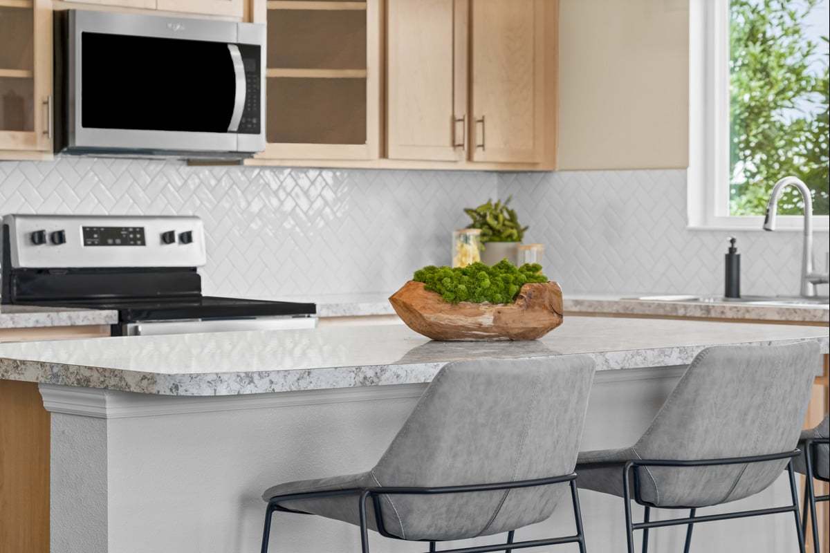 Plan 1707 Modeled - Kitchen island