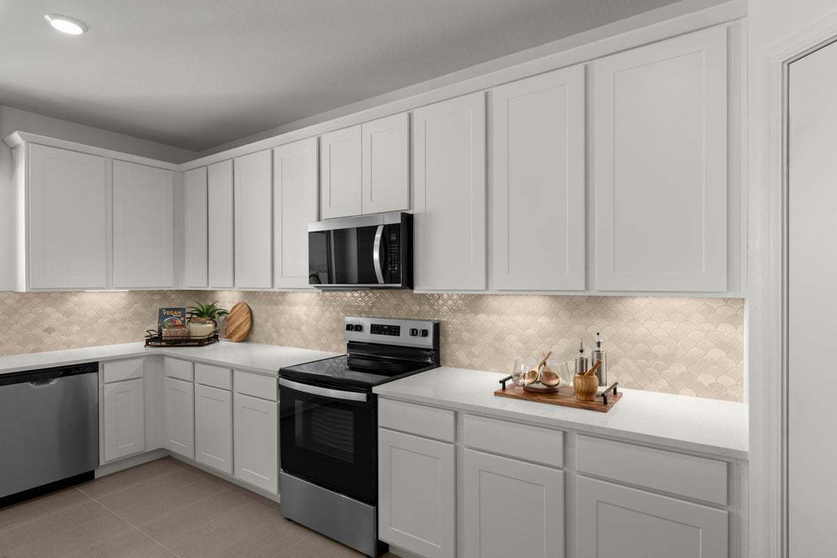 Plan 2373 Modeled - 42-in. extended upper kitchen cabinets