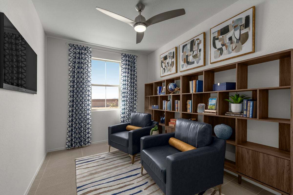 Plan 2373 Modeled - Den