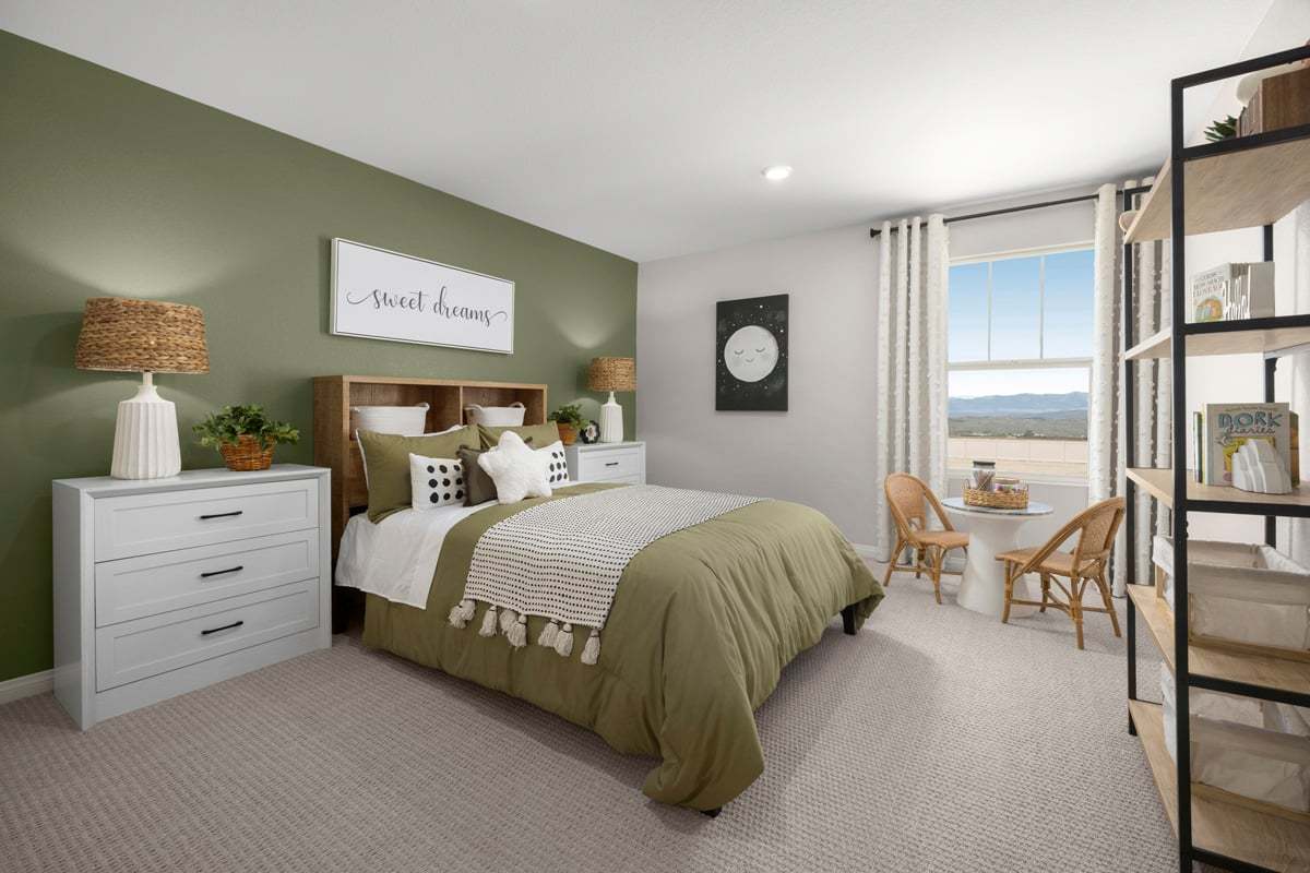 Plan 2256 Modeled - Spacious secondary bedrooms