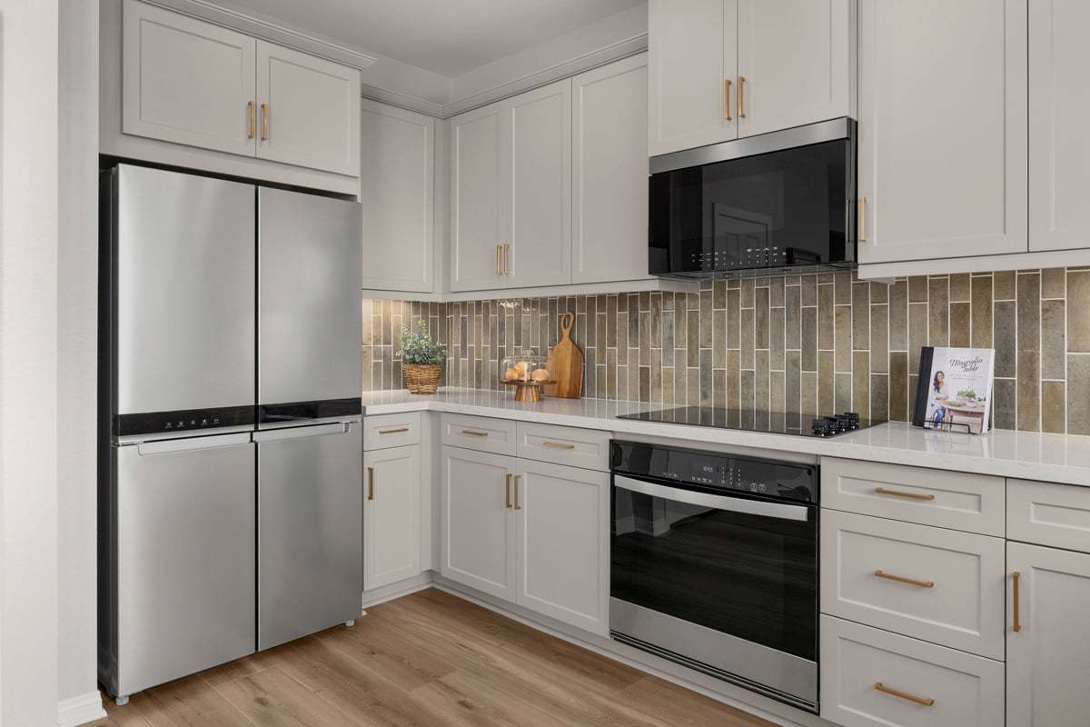 Plan 2256 Modeled - Optional built-in oven with cooktop