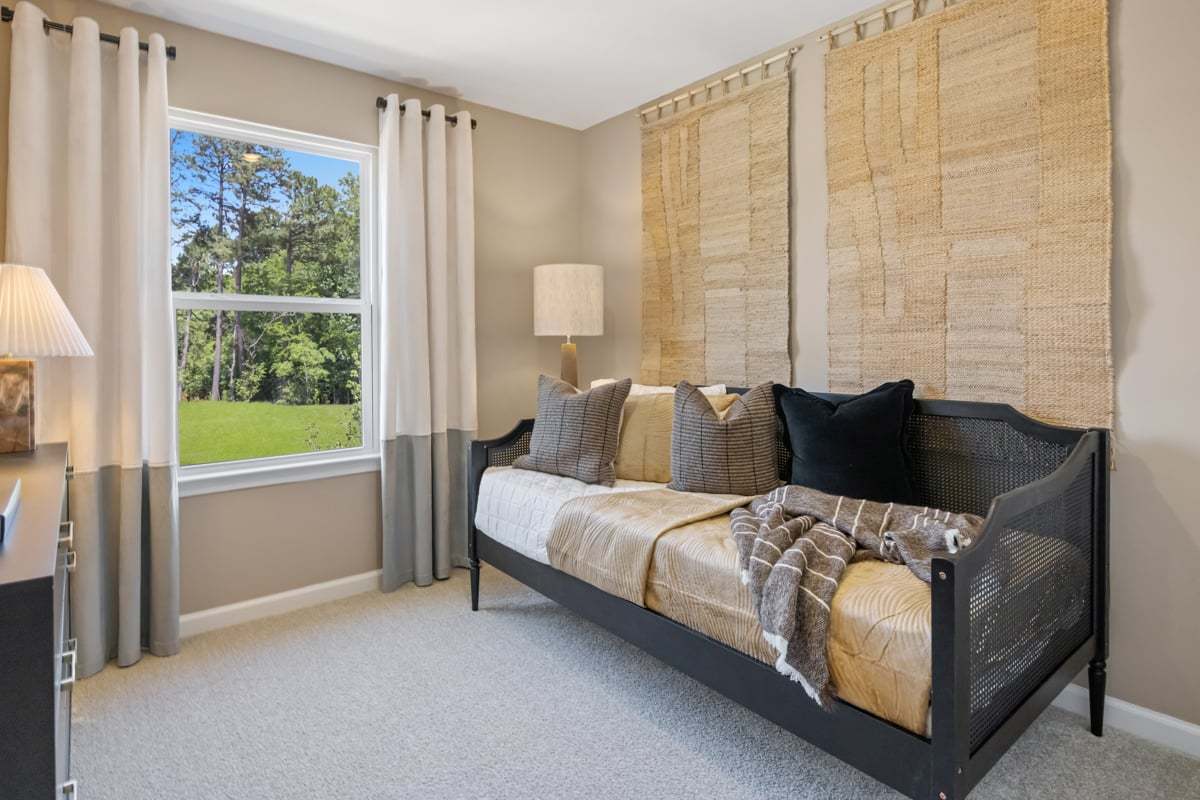 Plan 1445 Modeled - Spacious secondary bedrooms