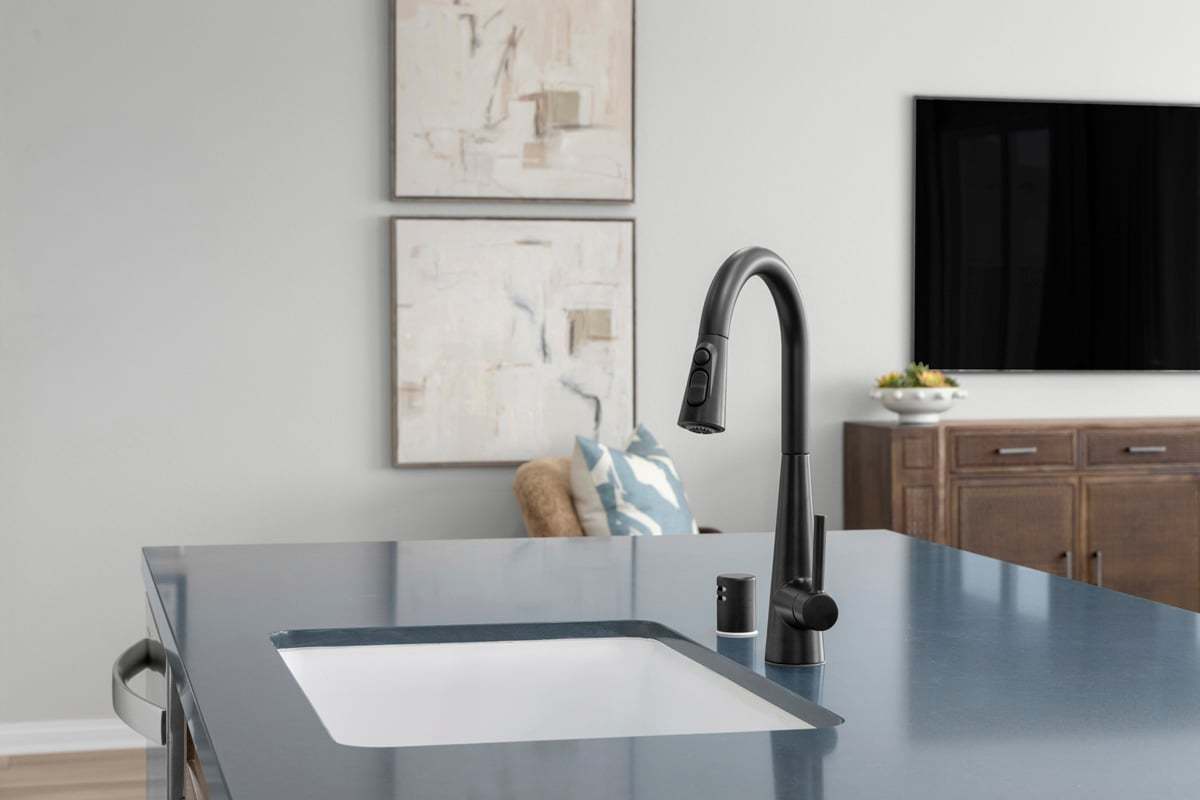 Plan 2453 Modeled - Optional matte white kitchen sink