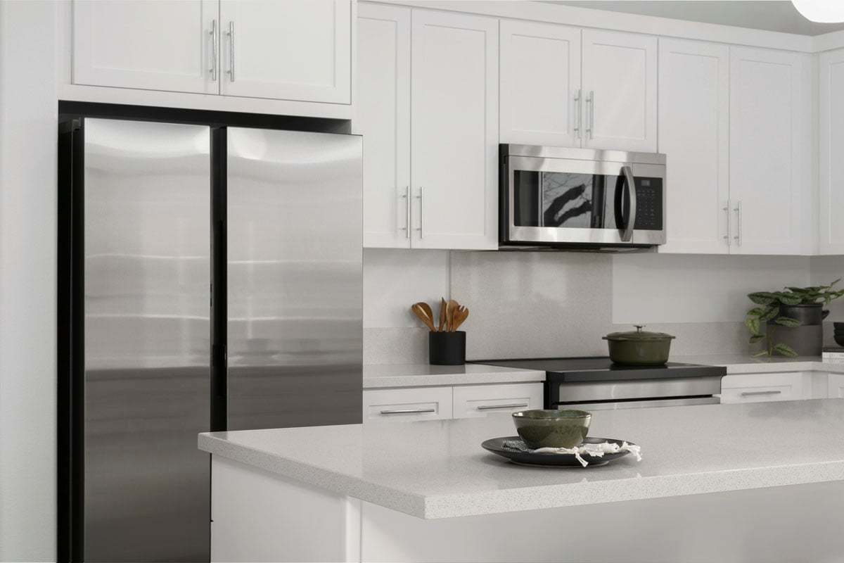 Plan 1923 Modeled - Stainless steel appliances