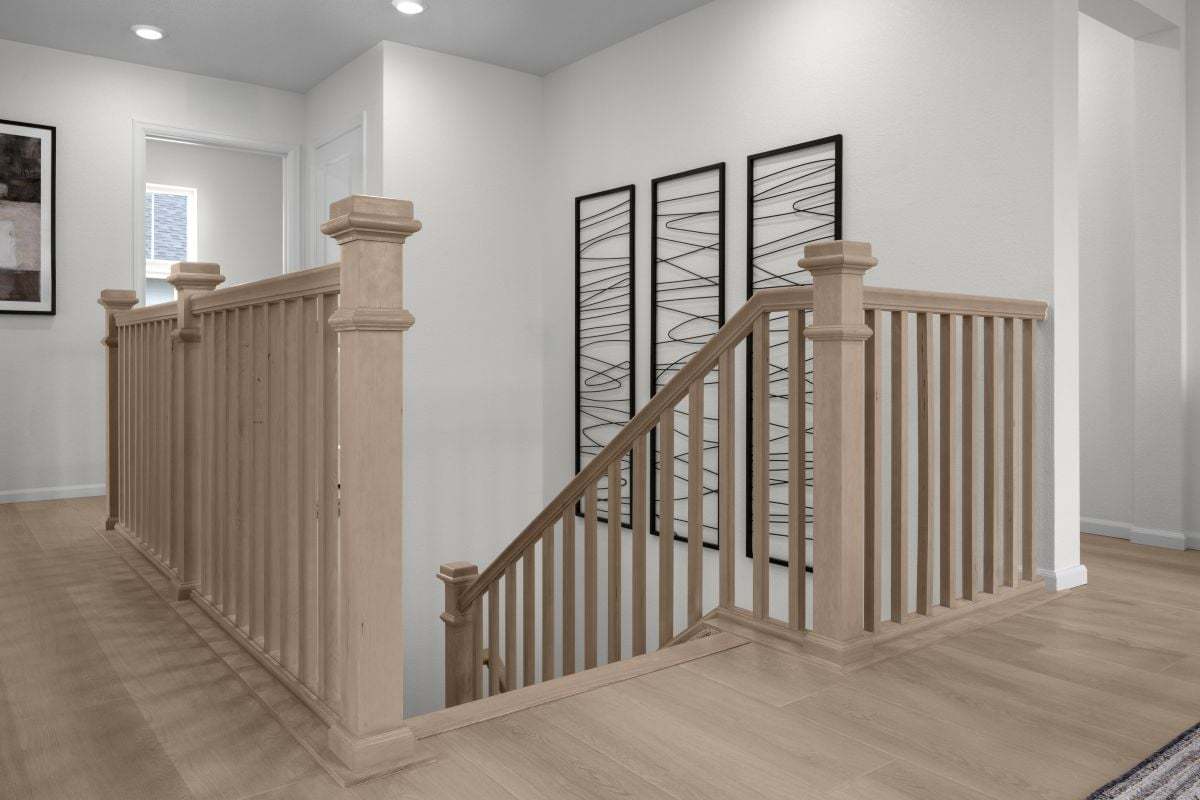 Plan 2651 Modeled - Open stair rail