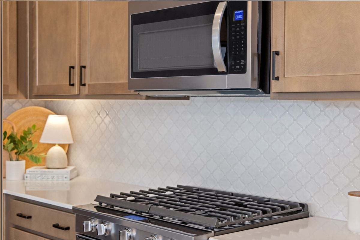 Plan 1601 Modeled - Gas range