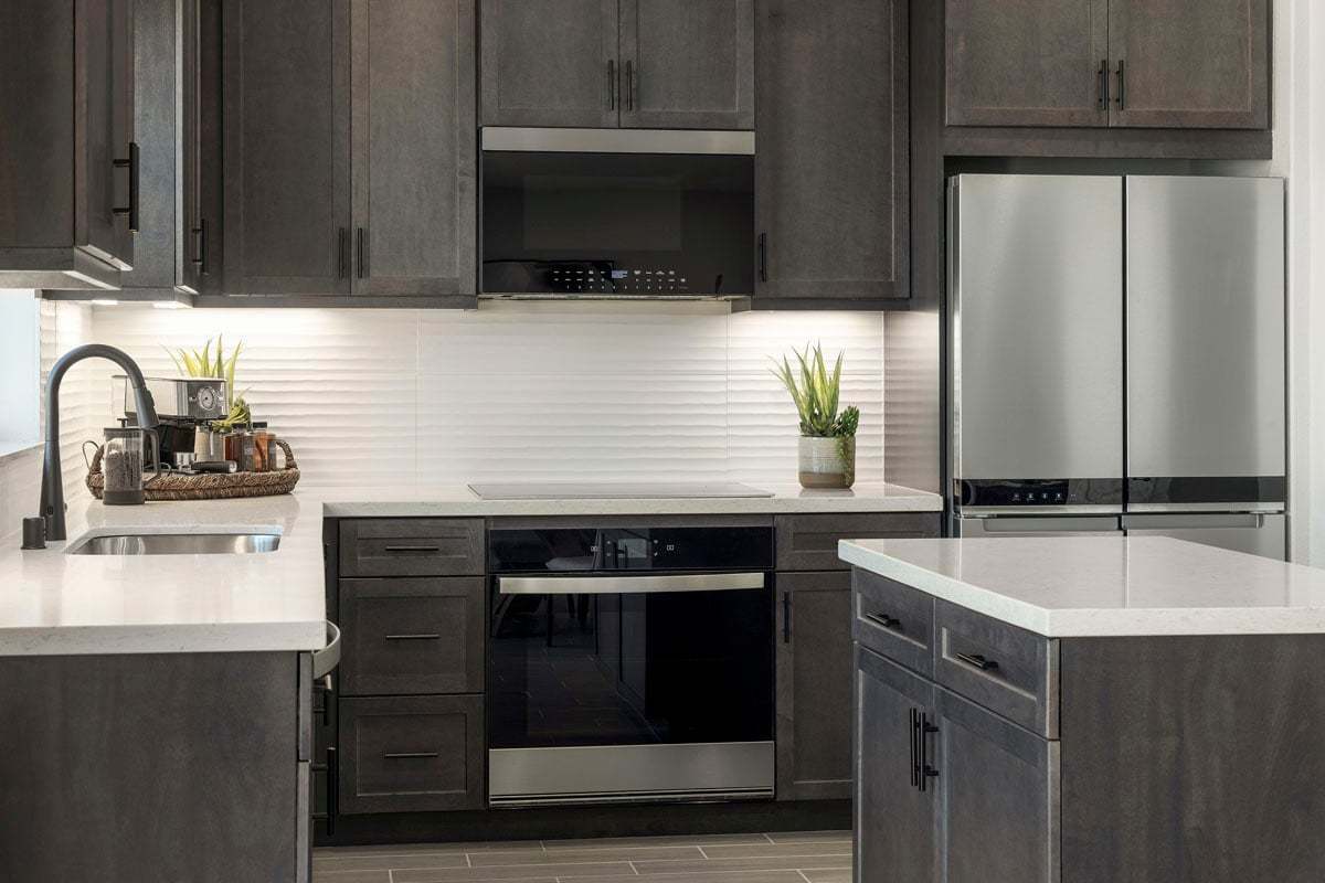 Plan 2218 Modeled - Optional built-in oven under cooktop
