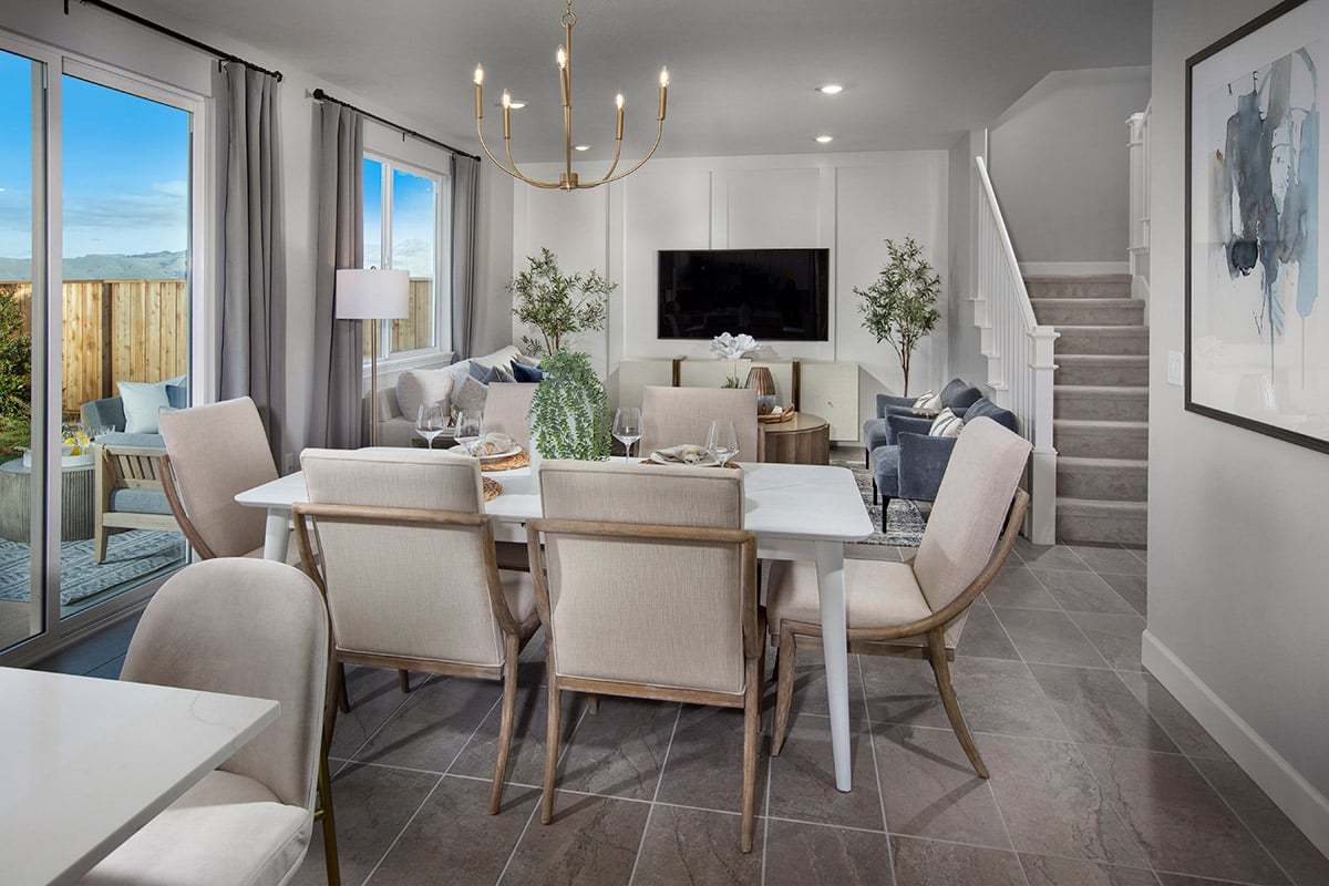 Plan 1910 Modeled - Dining area