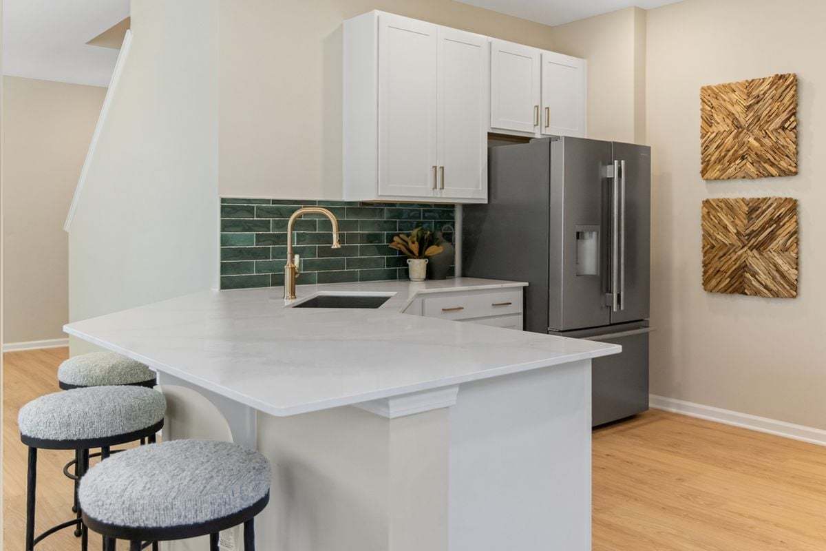 Plan 2277 Modeled - Quartz kitchen countertops