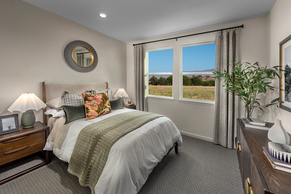 Plan 1434 Modeled - Spacious secondary bedrooms