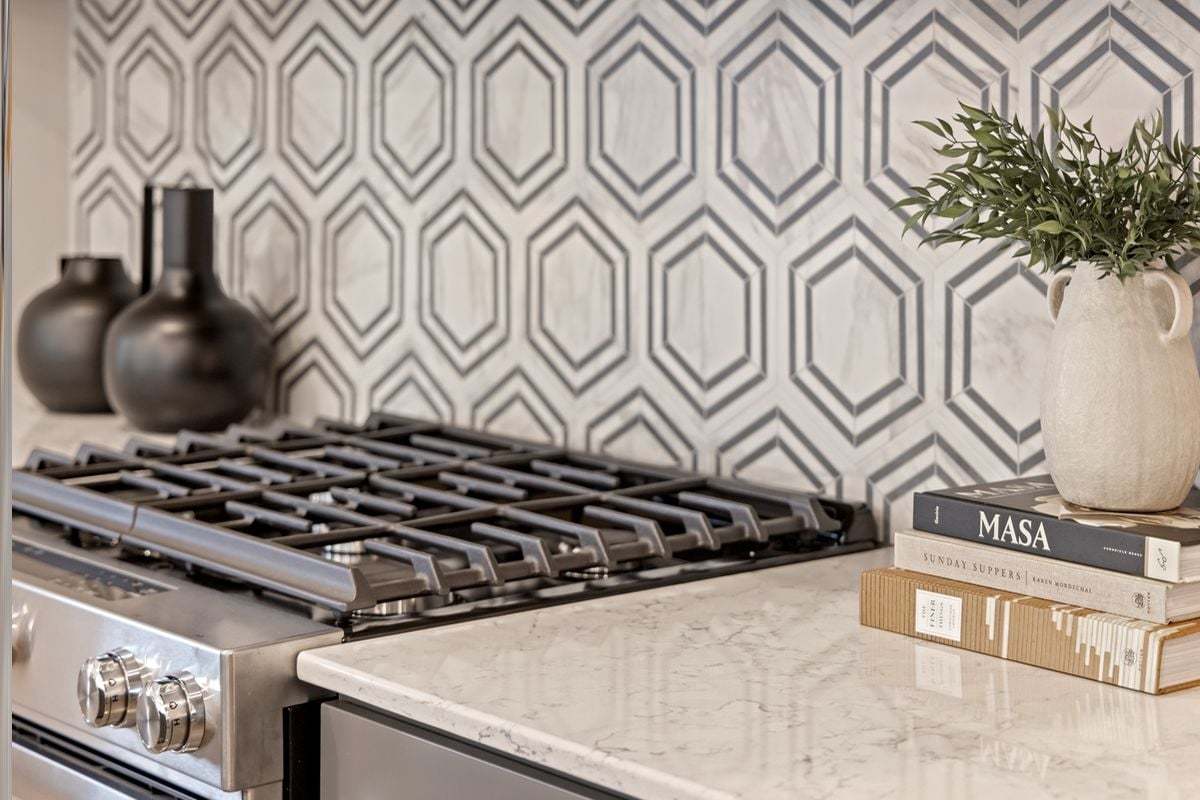 Plan 1913 Modeled - Gas range