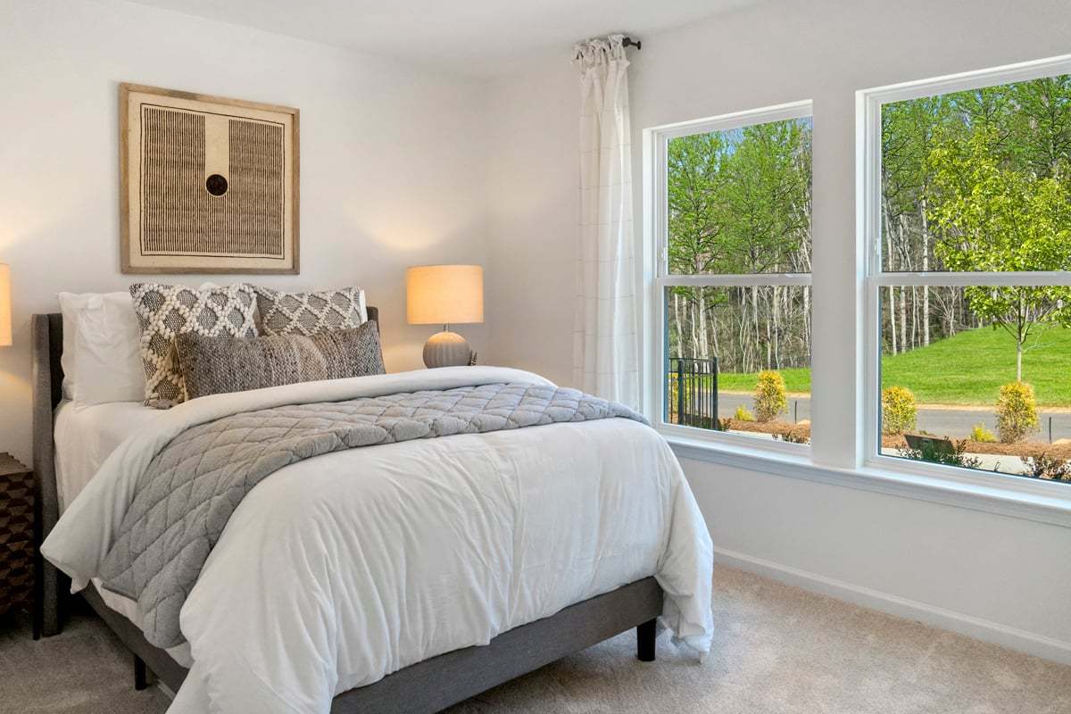 Plan 1582 Modeled - Spacious secondary bedroom