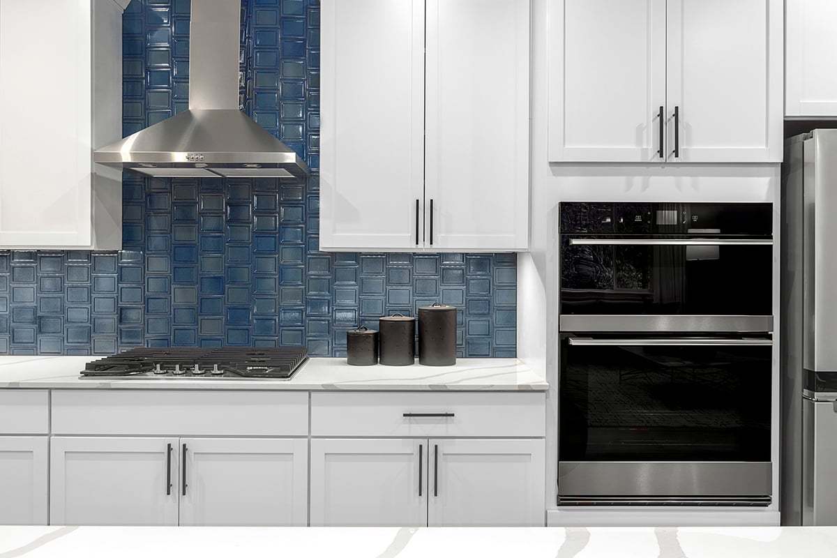 Plan 2565 Modeled - Full-height tile backsplash