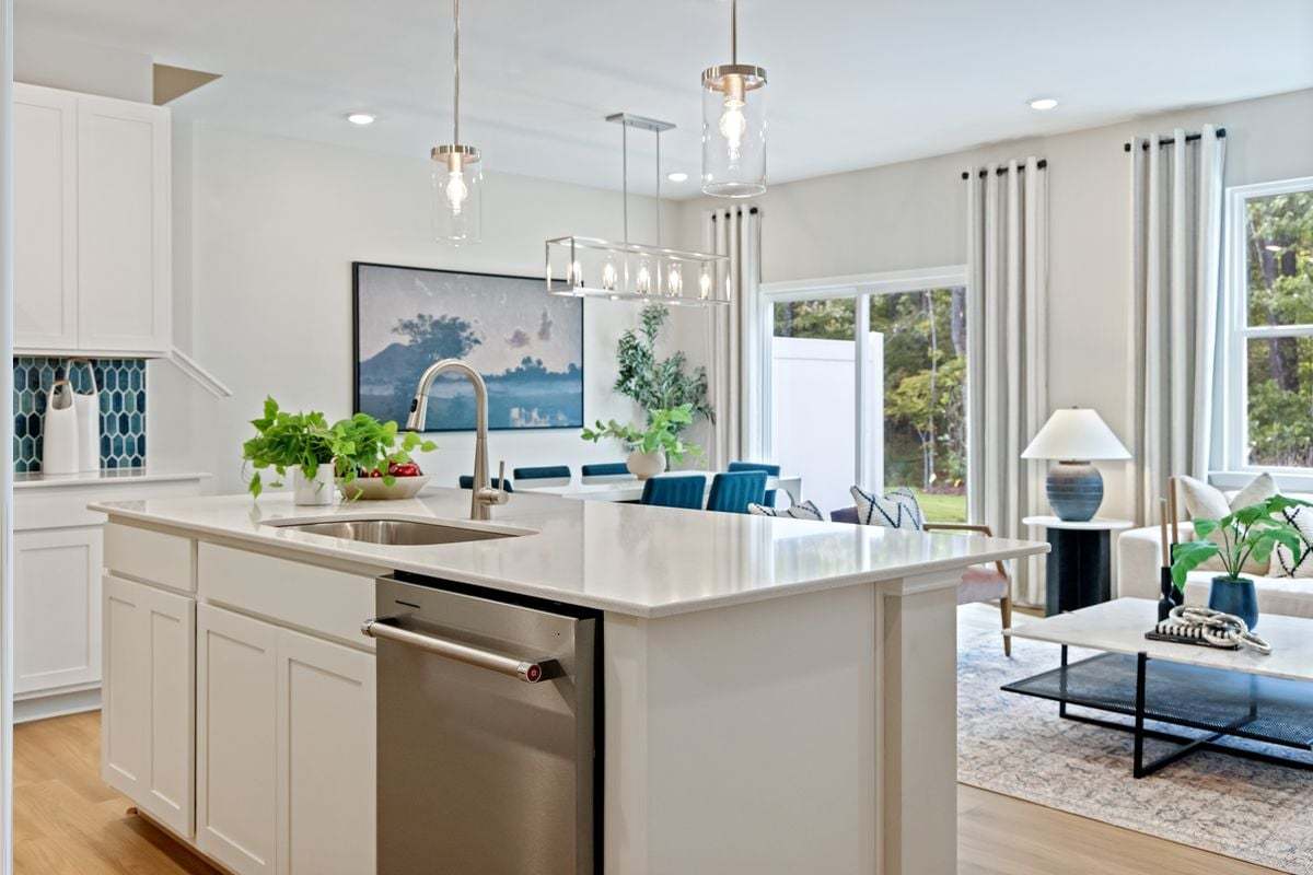 Plan 1566 Modeled - Kitchen island