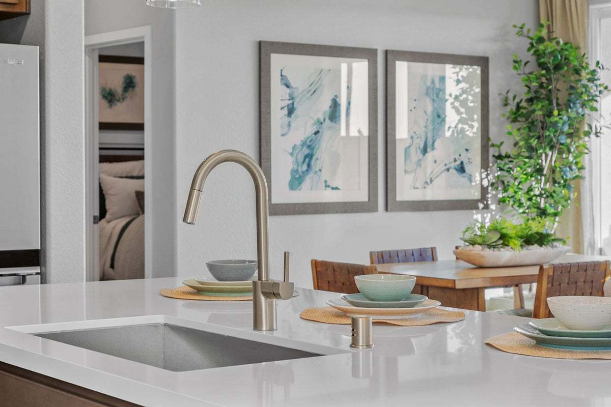 Plan 1824 Modeled - Single-basin undermount kitchen sink