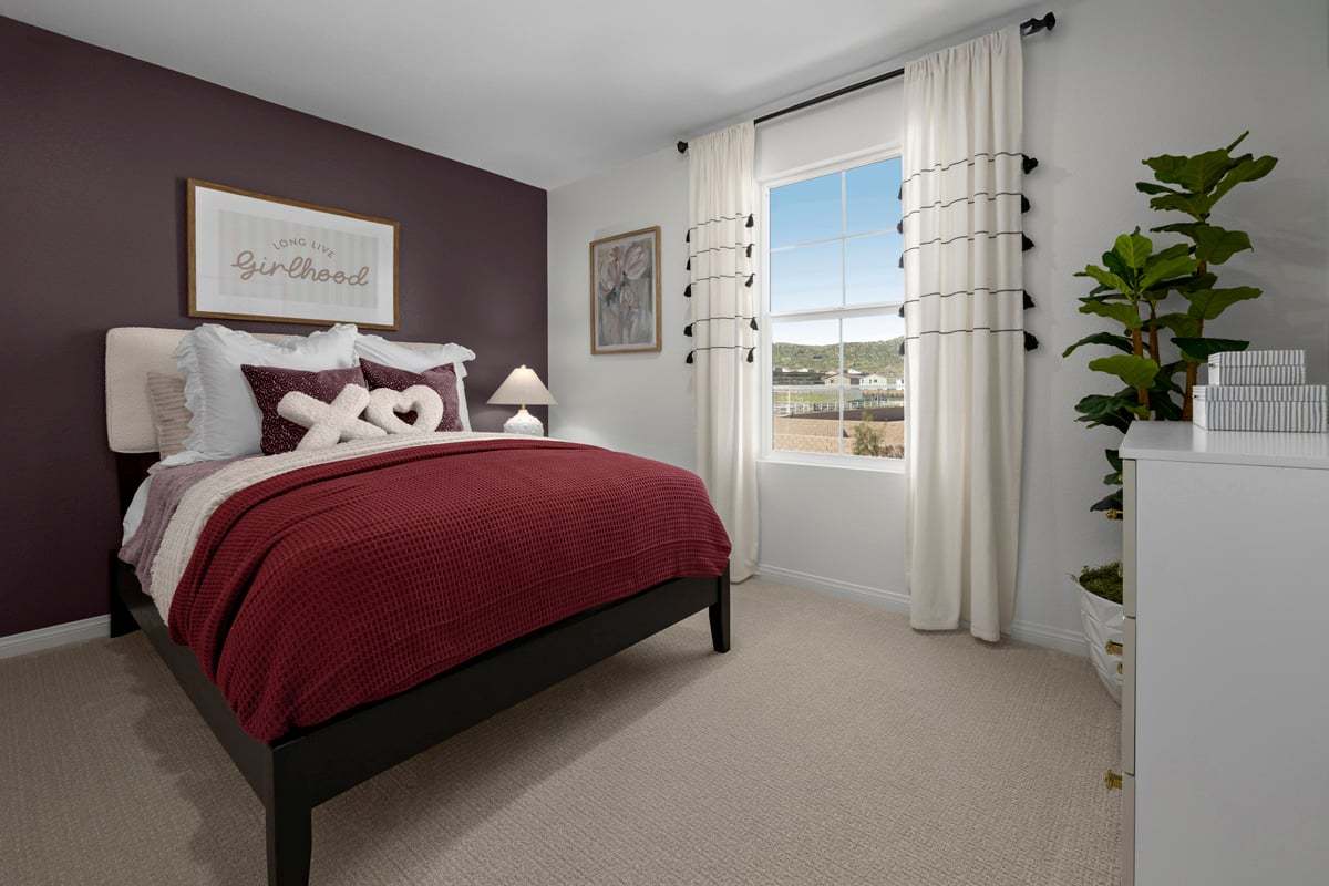Plan 2076 Modeled - Spacious secondary bedrooms