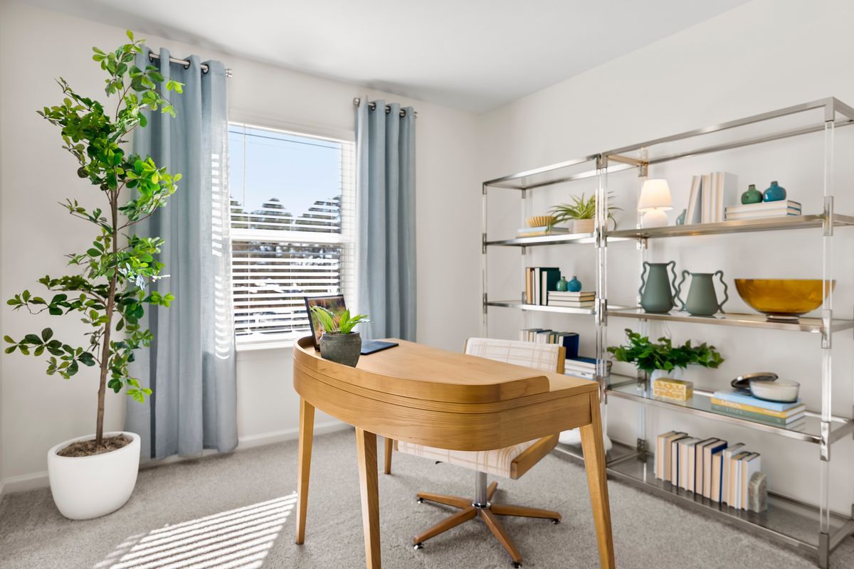 Plan 1359 Modeled - Spacious secondary bedrooms
