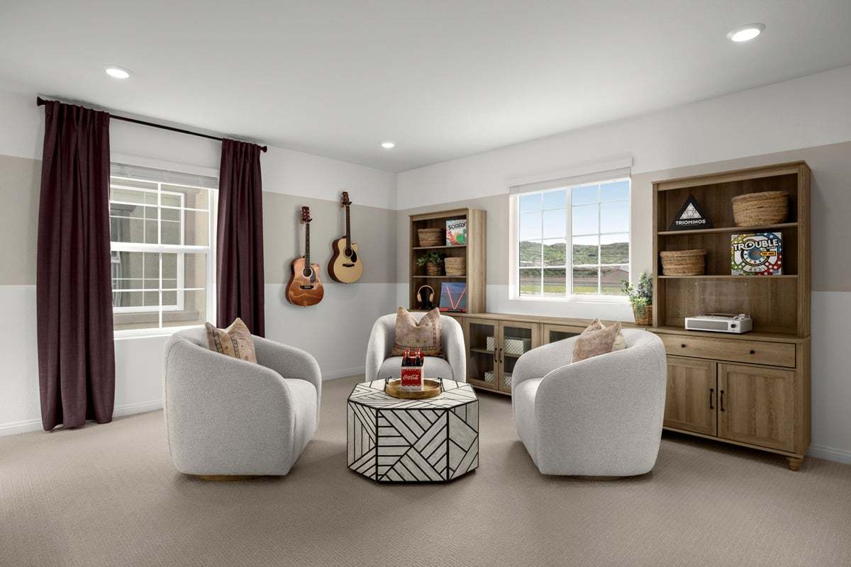 Plan 2076 Modeled - Loft