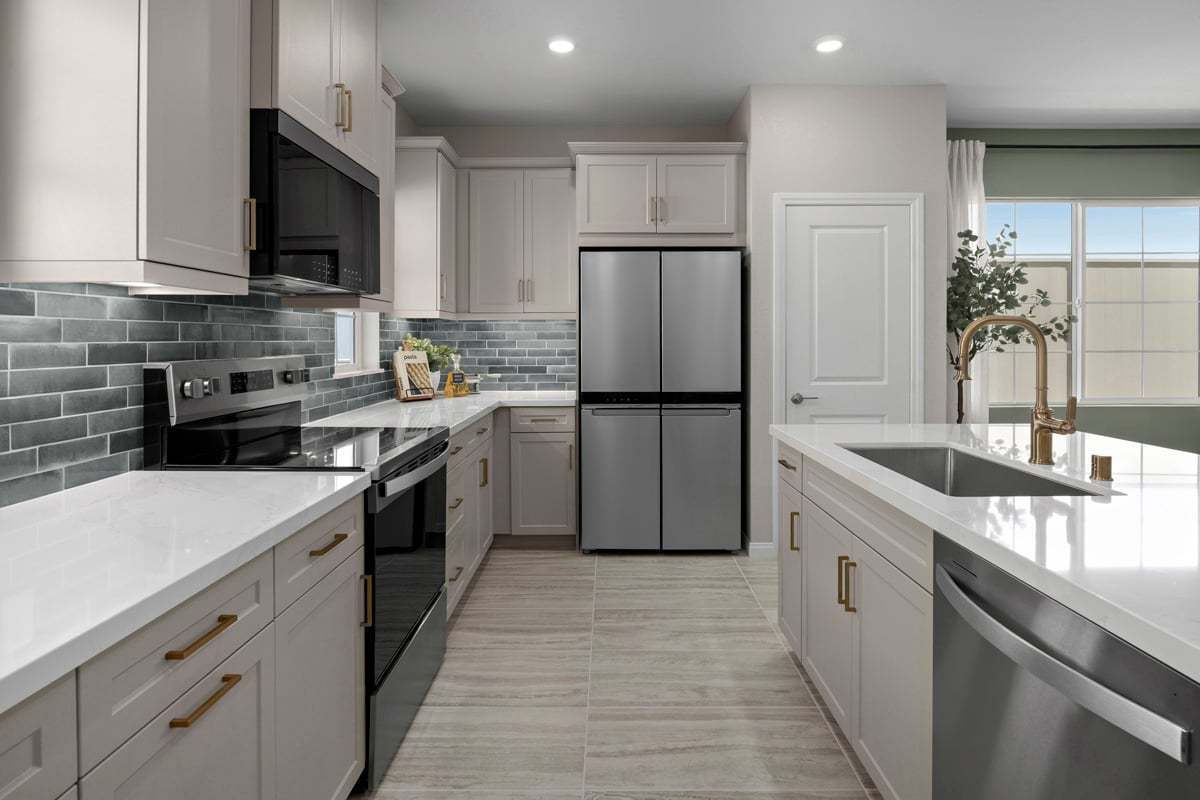 Plan 2167 Modeled - Upgraded stainless steel kitchen appliances
