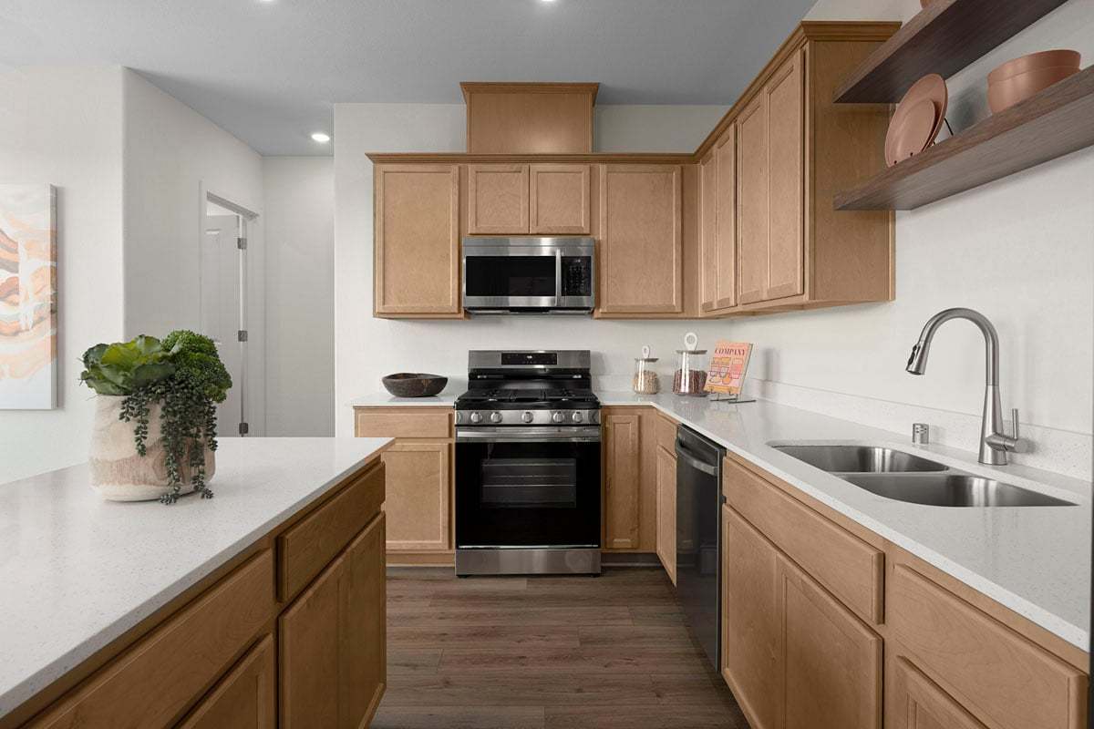 Plan 1404 Modeled - Kitchen island