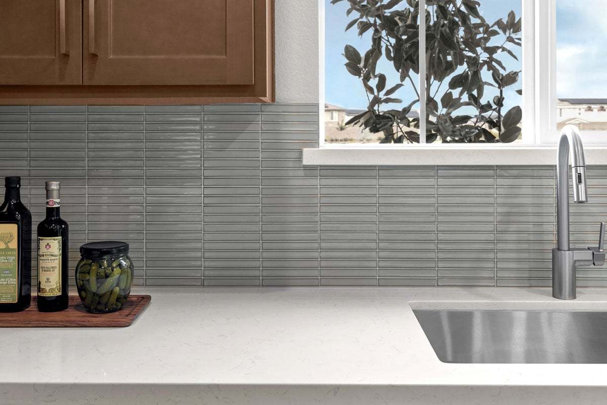 Plan 1652 Modeled - Custom kitchen tile backsplash