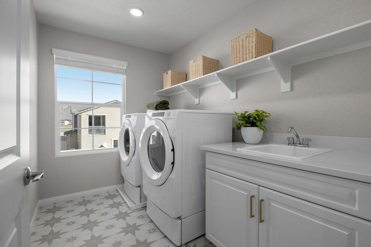Plan 2167 Modeled - Optional laundry sink