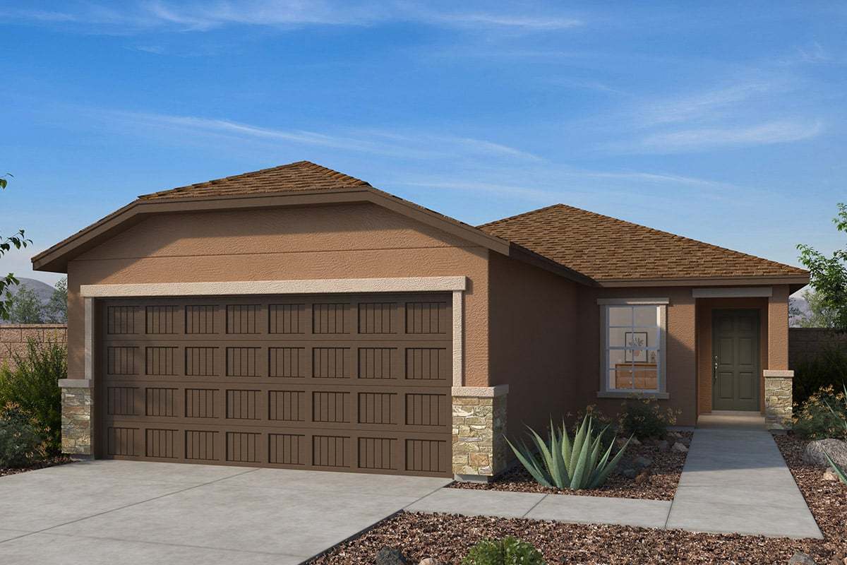 Plan 1760  - Exterior C with optional stone