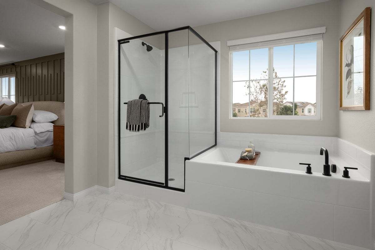 Plan 2613 Modeled - Optional tub and separate shower at primary bath