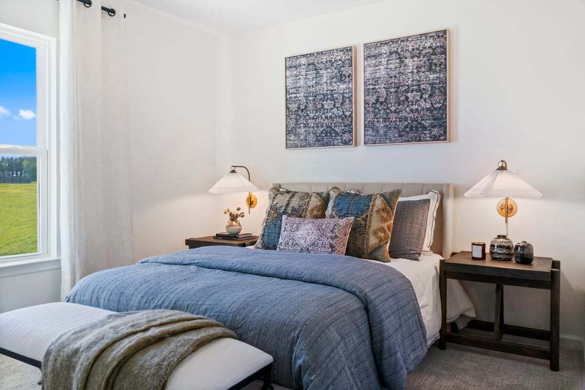Plan 1445 Modeled - Secondary bedroom