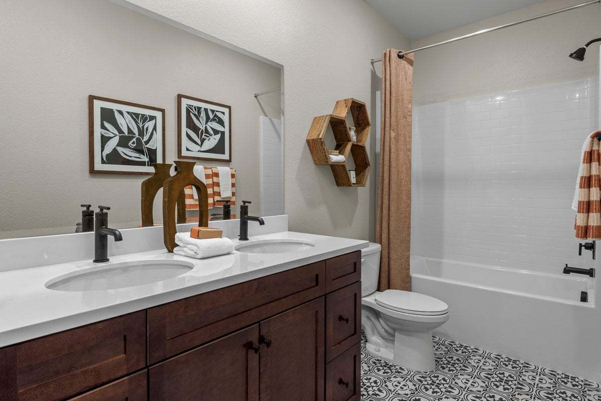 Plan 2027 Modeled - Optional matte black plumbing fixtures and accessories