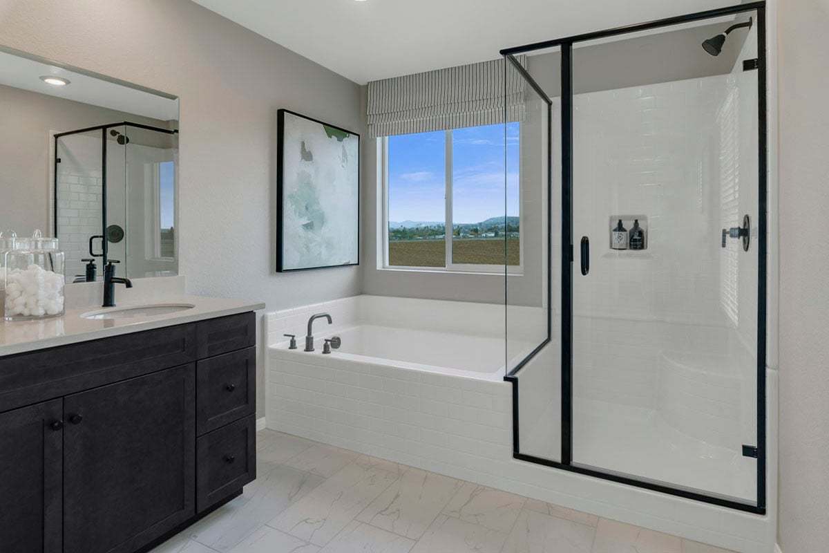 Plan 2218 - Upgraded Tub and Separate Shower at Primary Bath